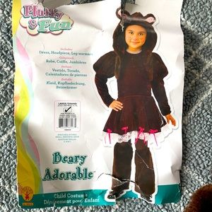 Girls bear costume